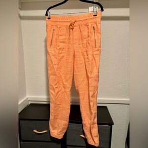 Athleta Cabo 100% Linen Joggers Sz 10